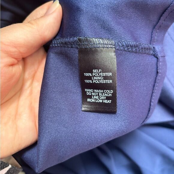 Lulus Navy Blue Long Sleeve Lace Maxi Dress Size M Romantic Open Back A-Line - Picture 7 of 11